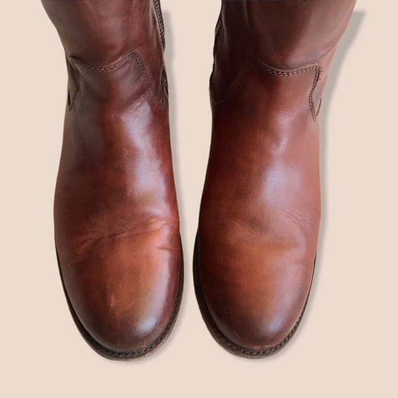 Frye Melissa Button 2 Short Leather Ankle Booties - Picture 13 of 16